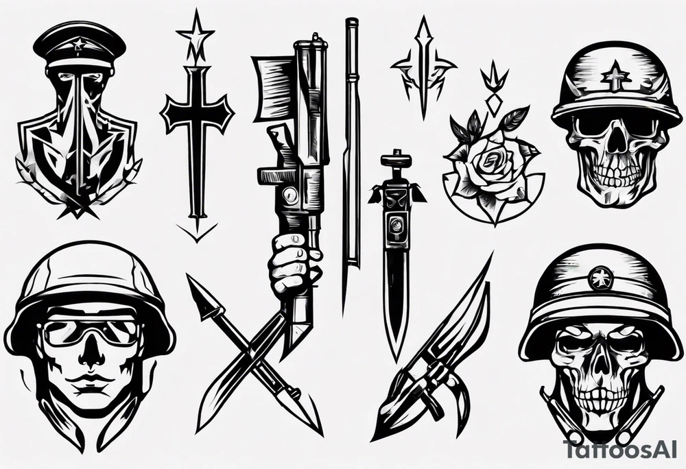 soldier tattoo idea