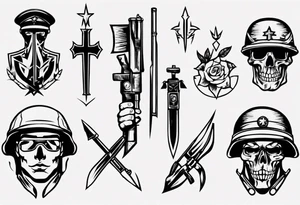 soldier tattoo idea