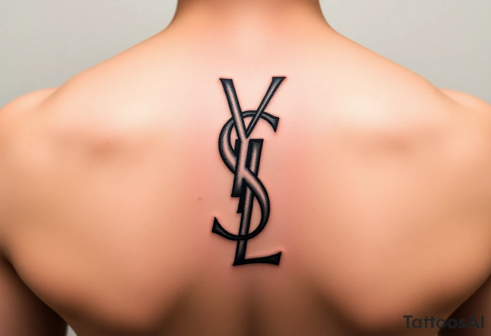 YSL logo tattoo idea