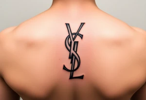 YSL logo tattoo idea