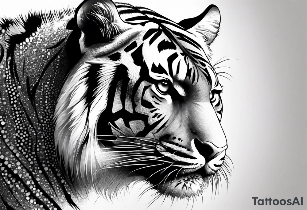 spine tattoo. tiger. needs to fit vertically tattoo idea