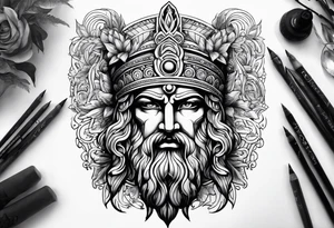 gods Greek tattoo idea