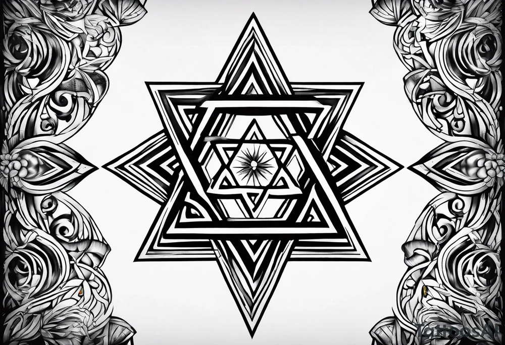 star of david tattoo idea