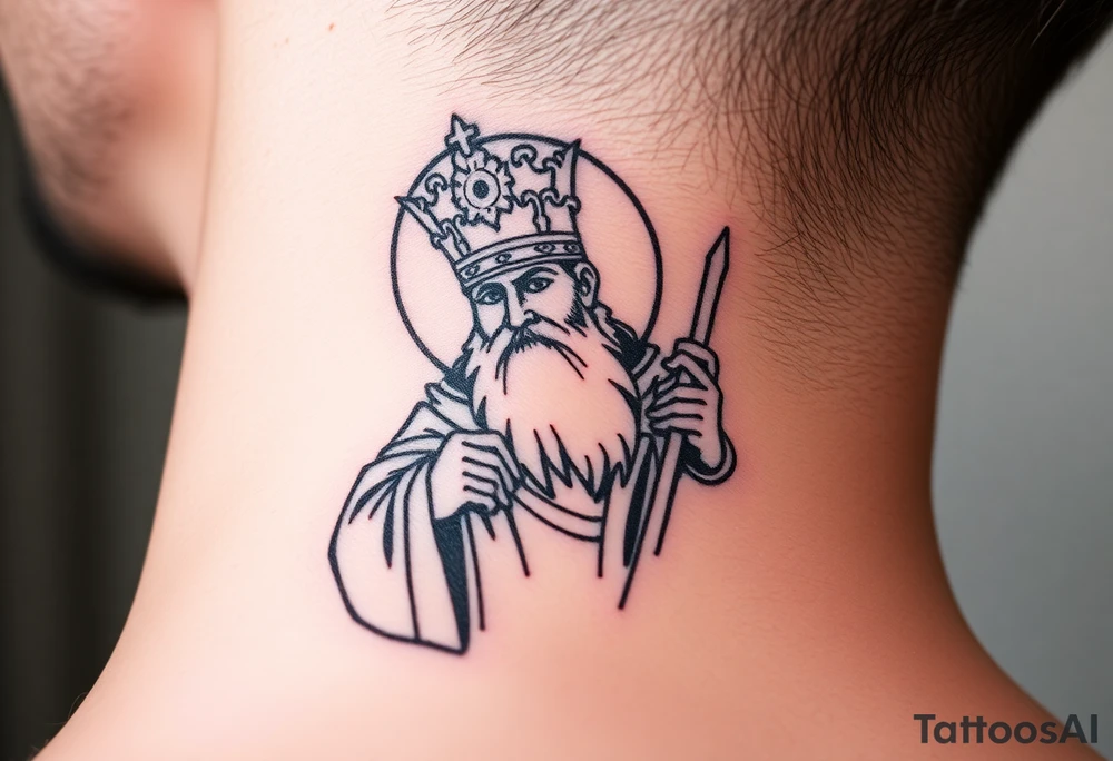 Saints like St. Nicholas or St. Andrew tattoo idea