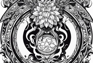 Creation of Adam tattoo idea