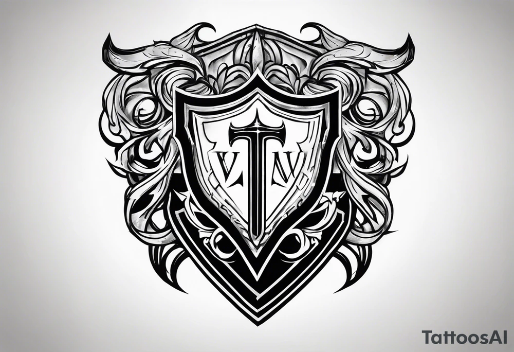 Valhalla shield tattoo idea