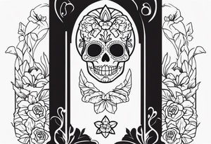 La muerte tattoo idea