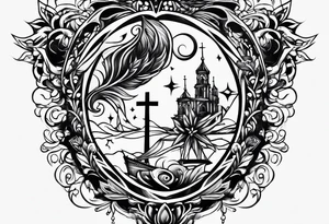 the word saint forearm tattoo tattoo idea