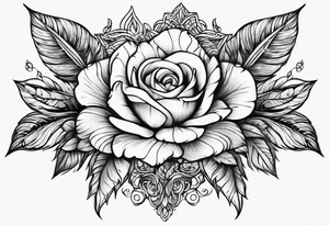 hand print tattoo idea