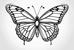 monarch butterfly tattoo idea