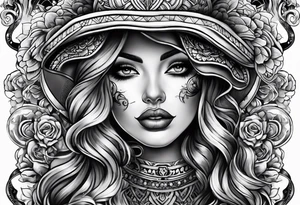 Granchio stile chicano tattoo idea