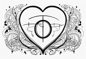 Heart and mind balance quote tattoo tattoo idea