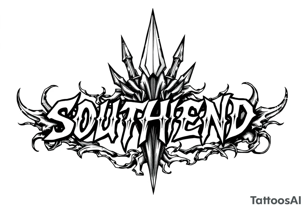 “SOUTHEND” tattoo idea