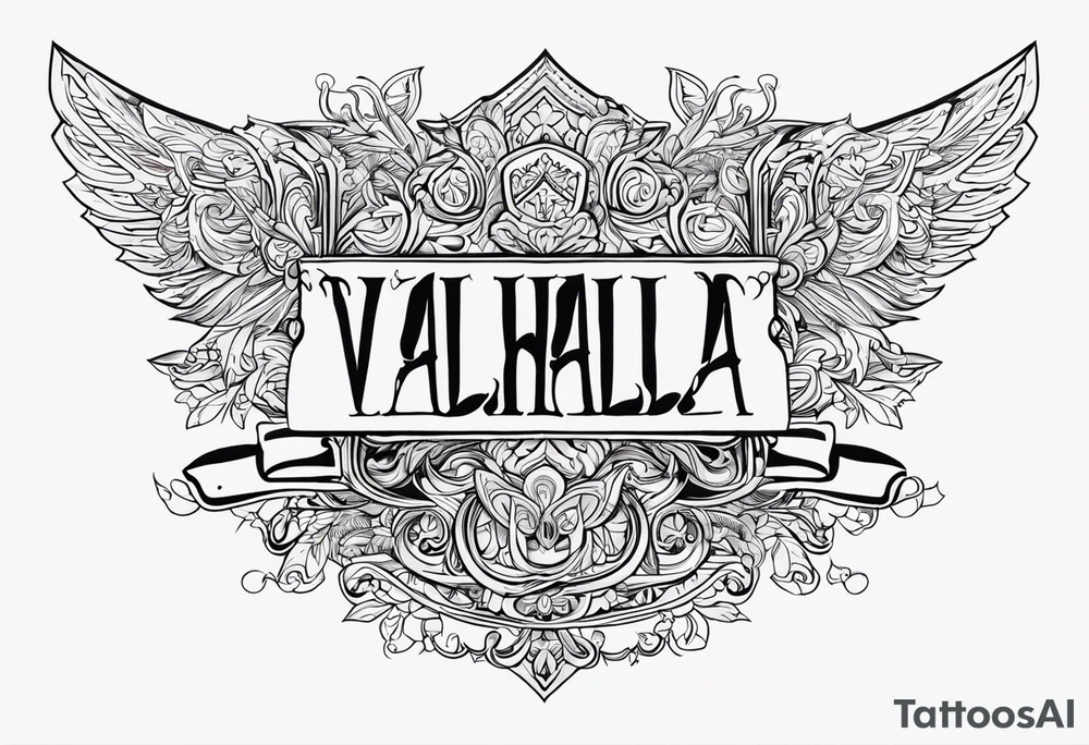 Valhalla tattoo idea