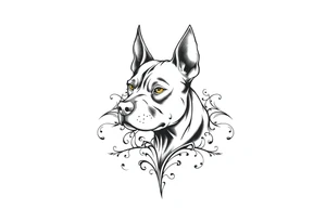 PITBULL tattoo idea