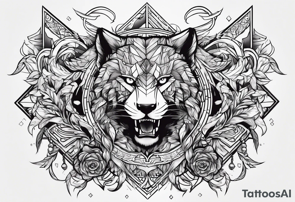 fight beasts tattoo idea
