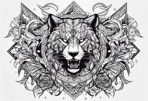 fight beasts tattoo idea