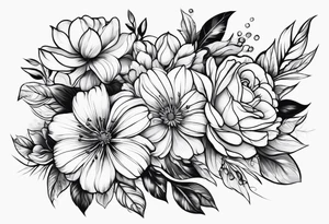 Flowers tattoo idea