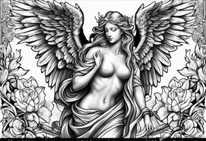 biblically accurate angels tattoo idea