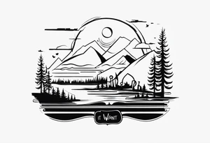 I want to write "It is what it is" in the most unique way tattoo idea