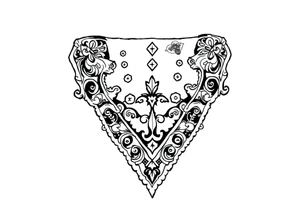 Chicano bandana pattern tattoo idea