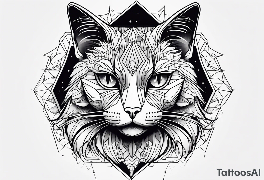 Black Cat tattoo idea
