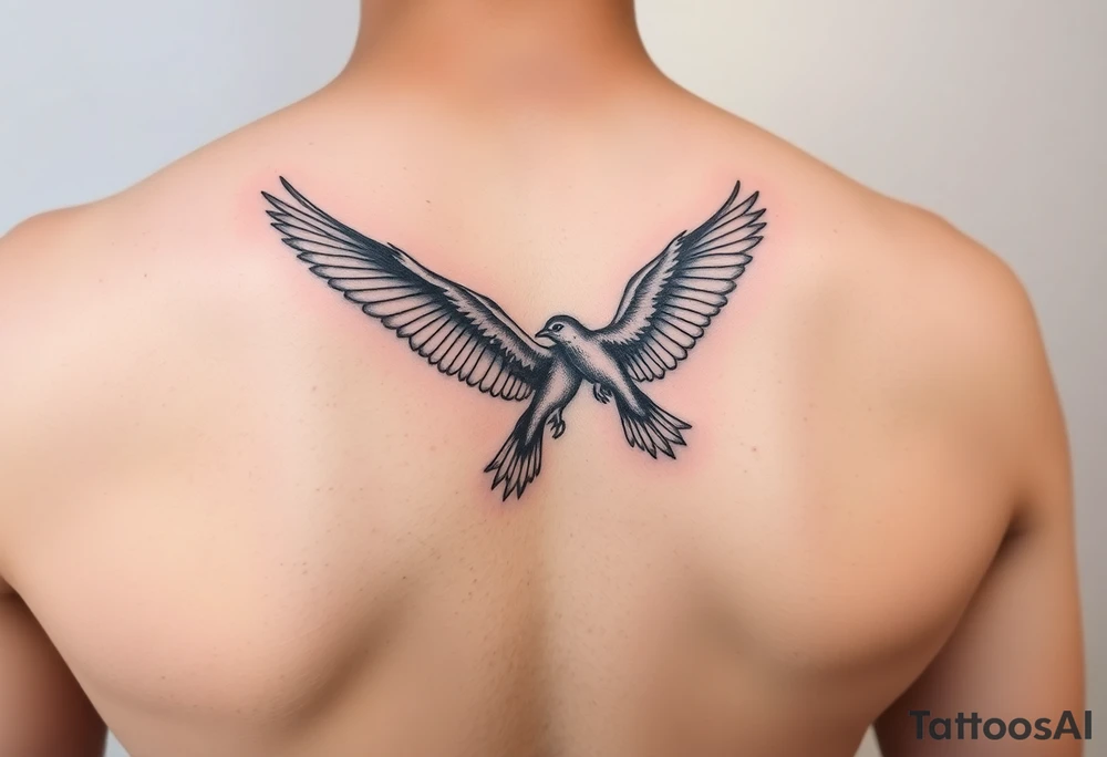 siloet birds flying down arm

\ tattoo idea