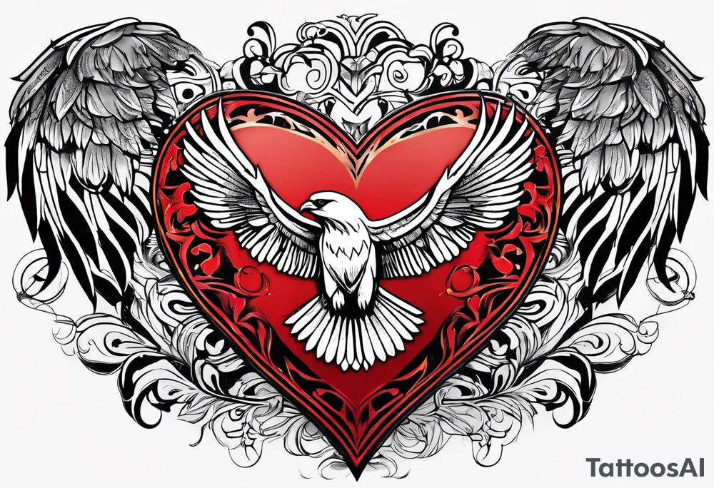 band for around an arm, incorporating the word love, a gryffin tattoo idea