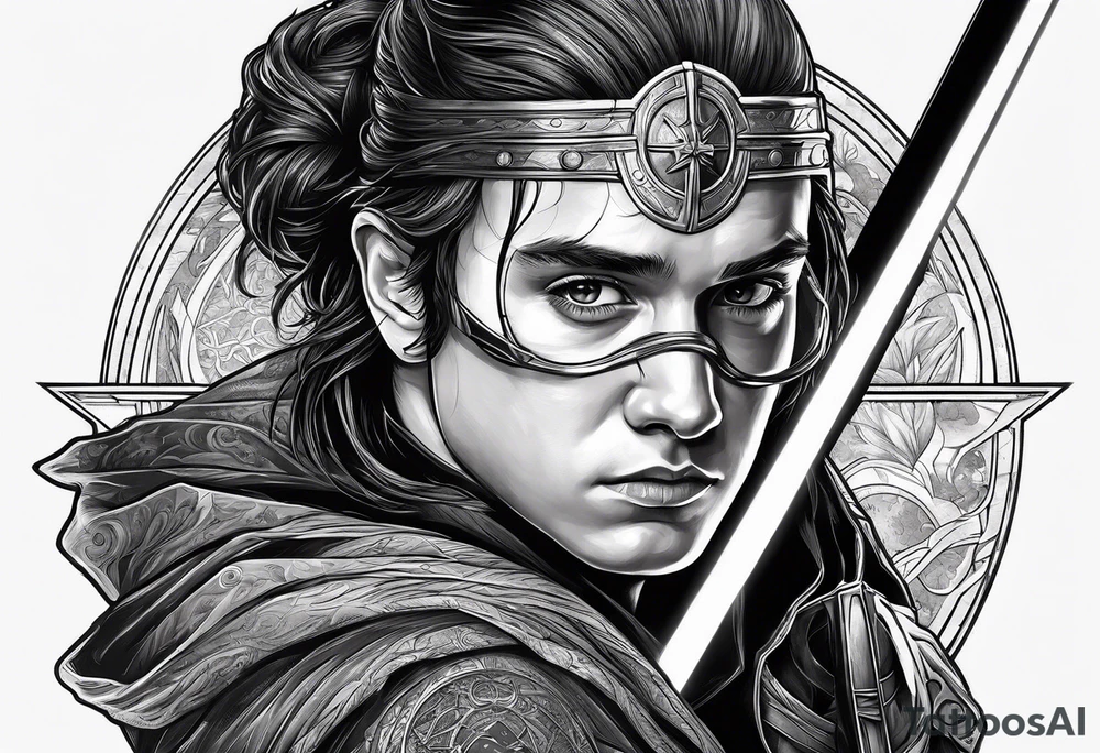 Star wars with Harry potter and lord of the rings tattoo idea