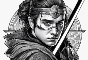 Star wars with Harry potter and lord of the rings tattoo idea