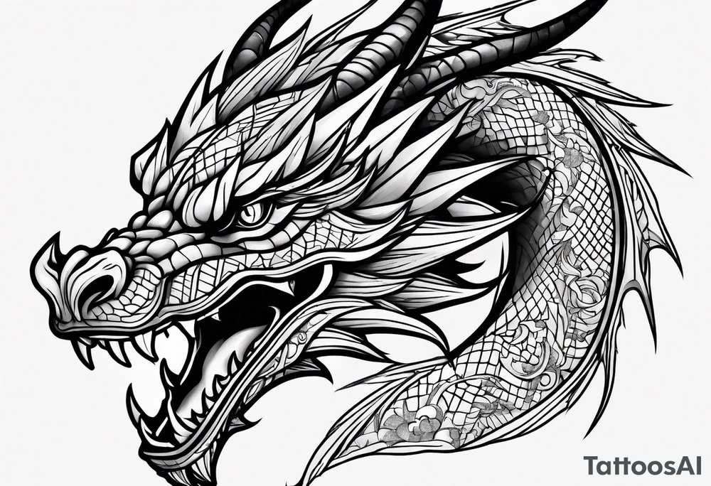 Dragon tattoo idea