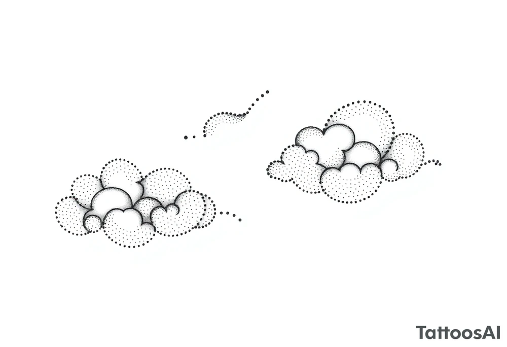 Clouds tattoo idea