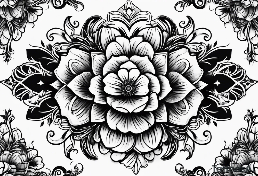 Full back tattoo canvas tattoo idea