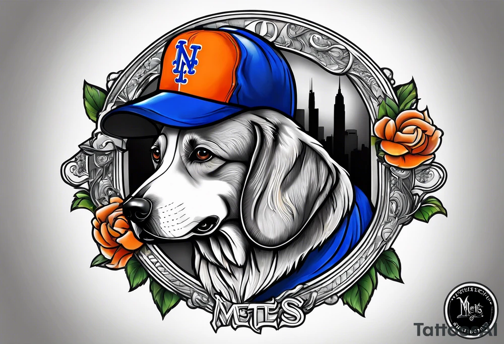 Dogs
New York Mets tattoo idea