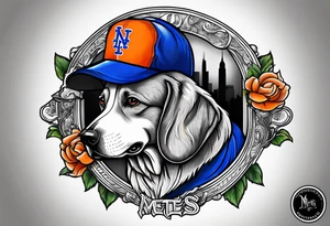 Dogs
New York Mets tattoo idea
