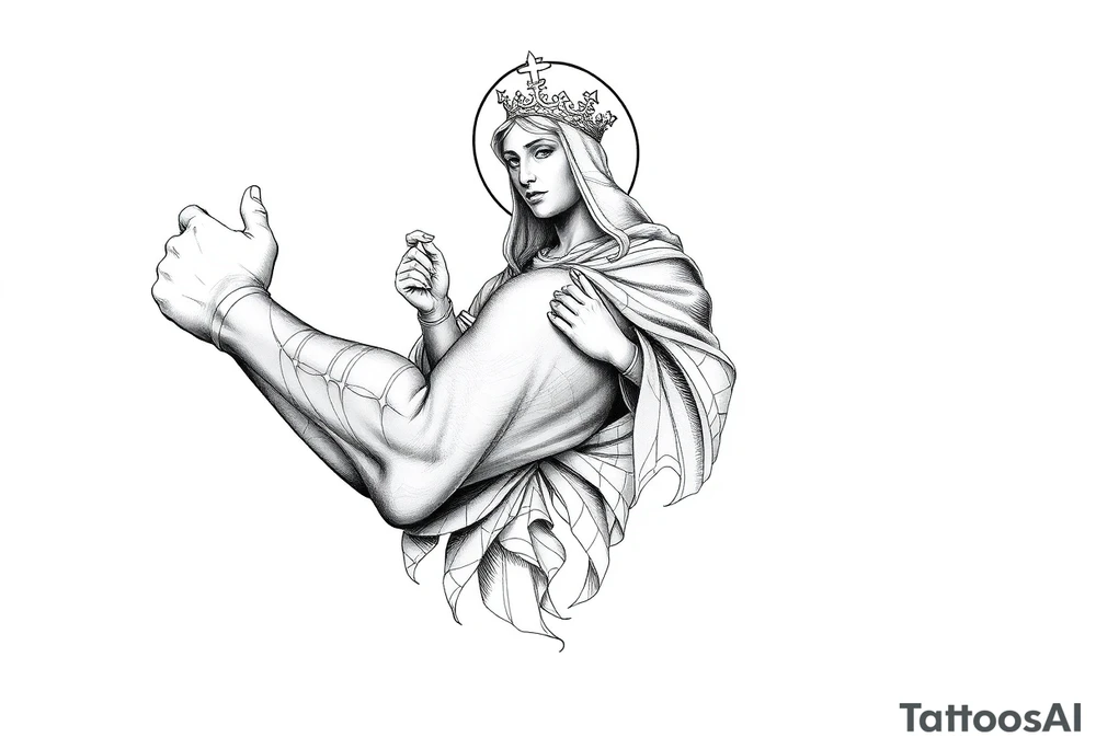 Saint Barbara tattoo idea