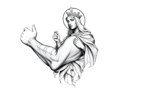 Saint Barbara tattoo idea