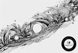happy for now, tearing apart in the end tattoo idea