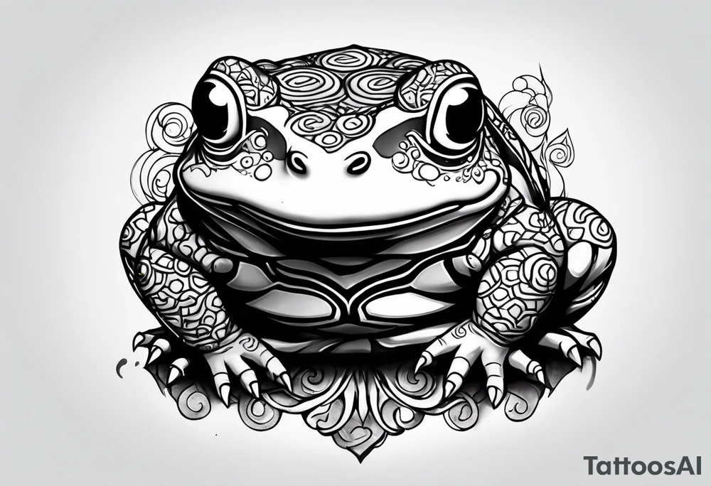 Jiraiya Naruto Gamakichi toad tattoo idea