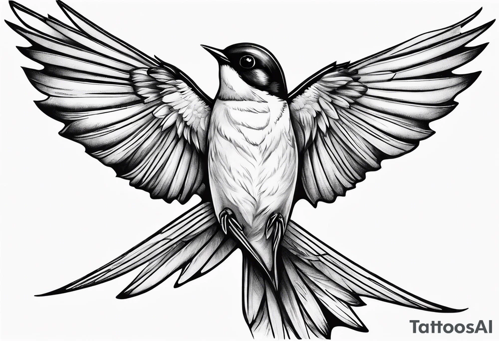 Swallow tattoo idea