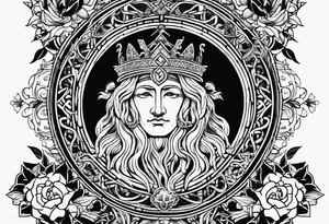 The symbol of Matthias in the bible tattoo idea
