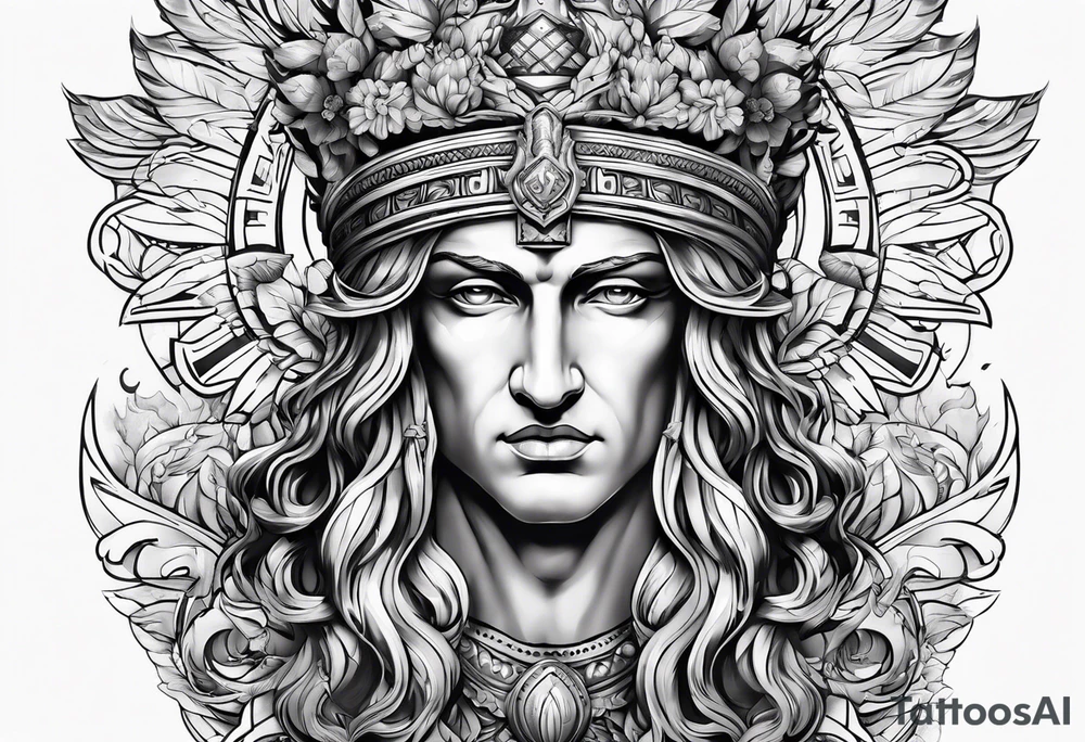 greek god tattoo idea