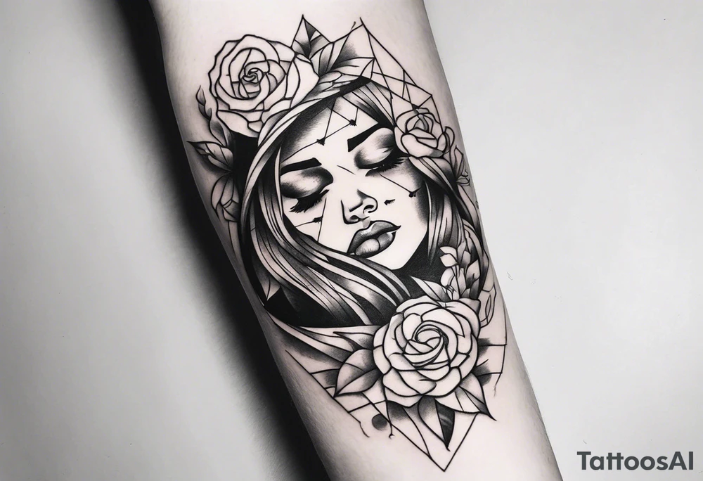 extreme joint pain breaking through skin on arm sorrow sad tattoo idea