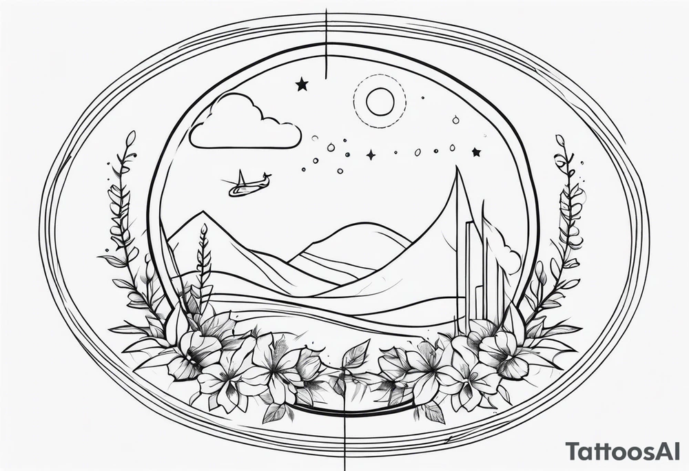 Fine line tattoo idea