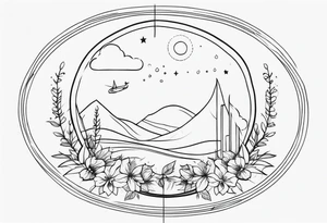 Fine line tattoo idea