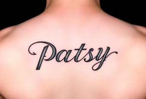 Name patsy tattoo idea