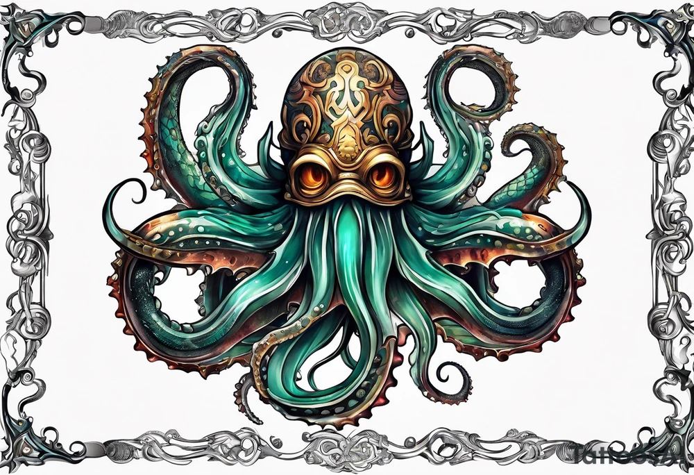 kraken tattoo idea
