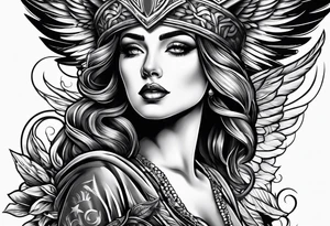 independence, freedom, courage, american tattoo idea