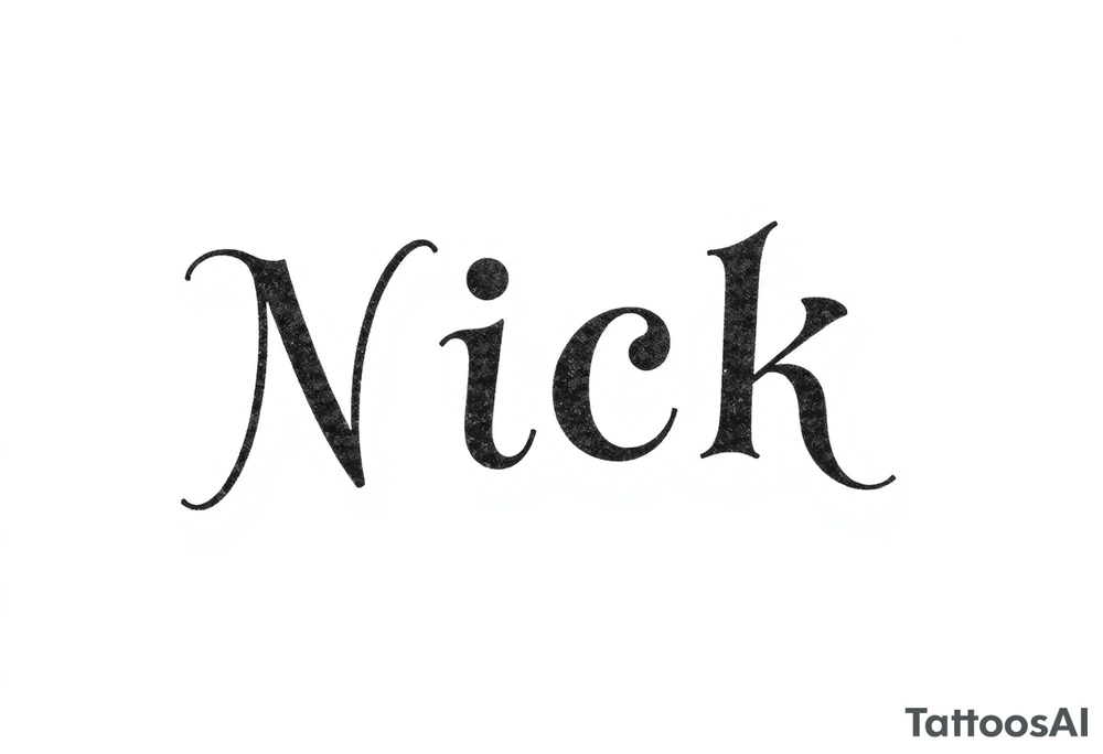 Nick tattoo idea