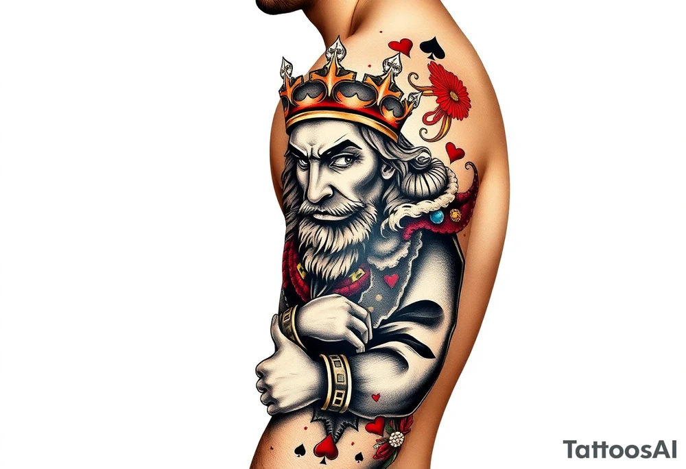 poker
king tattoo idea